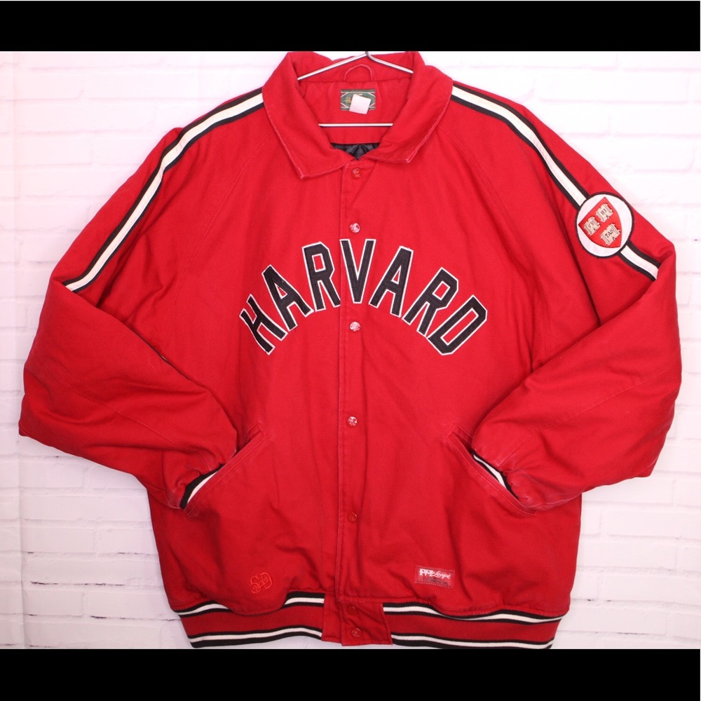 Stall & Dean Harvard Crimson Red Jacket Coat 3XL